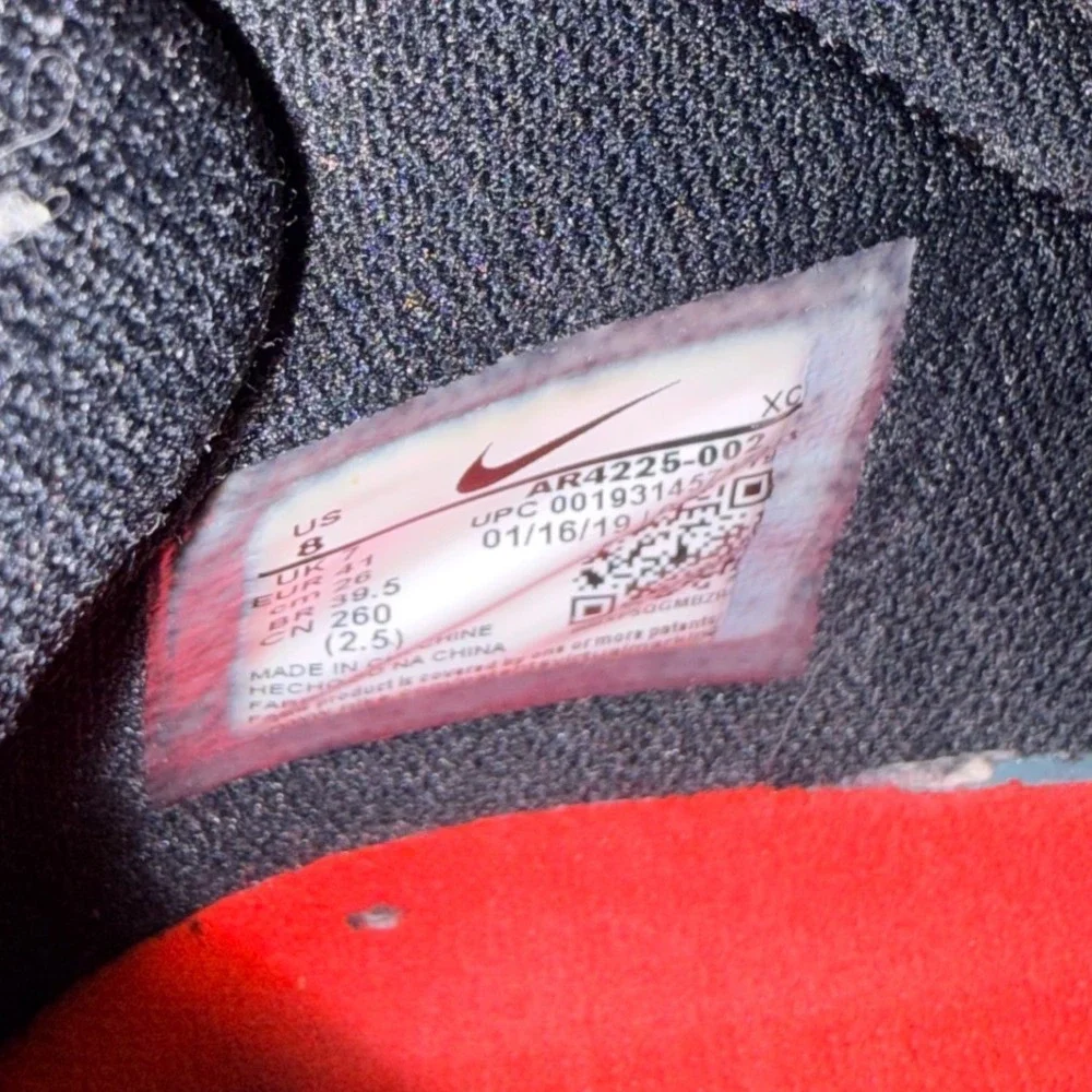 Y2K Nike LeBron Soldier 13 SFG size 8 Thunder Grey Bright Crimson Electric Green